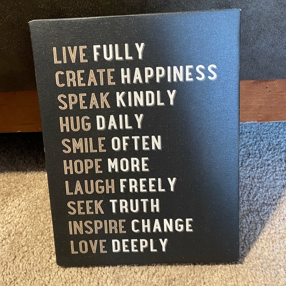 Cute “Love Deeply” Canvas